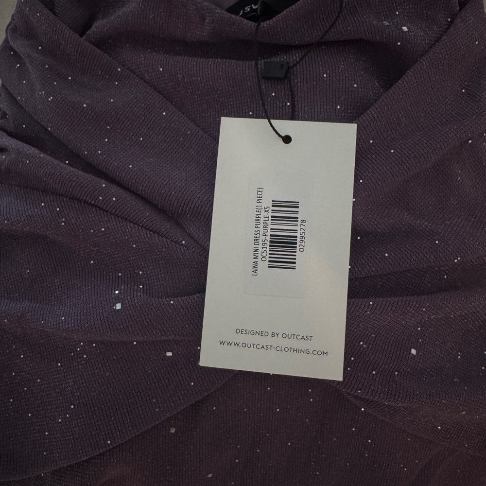 Outcast Women's Mini Dress - Purple
